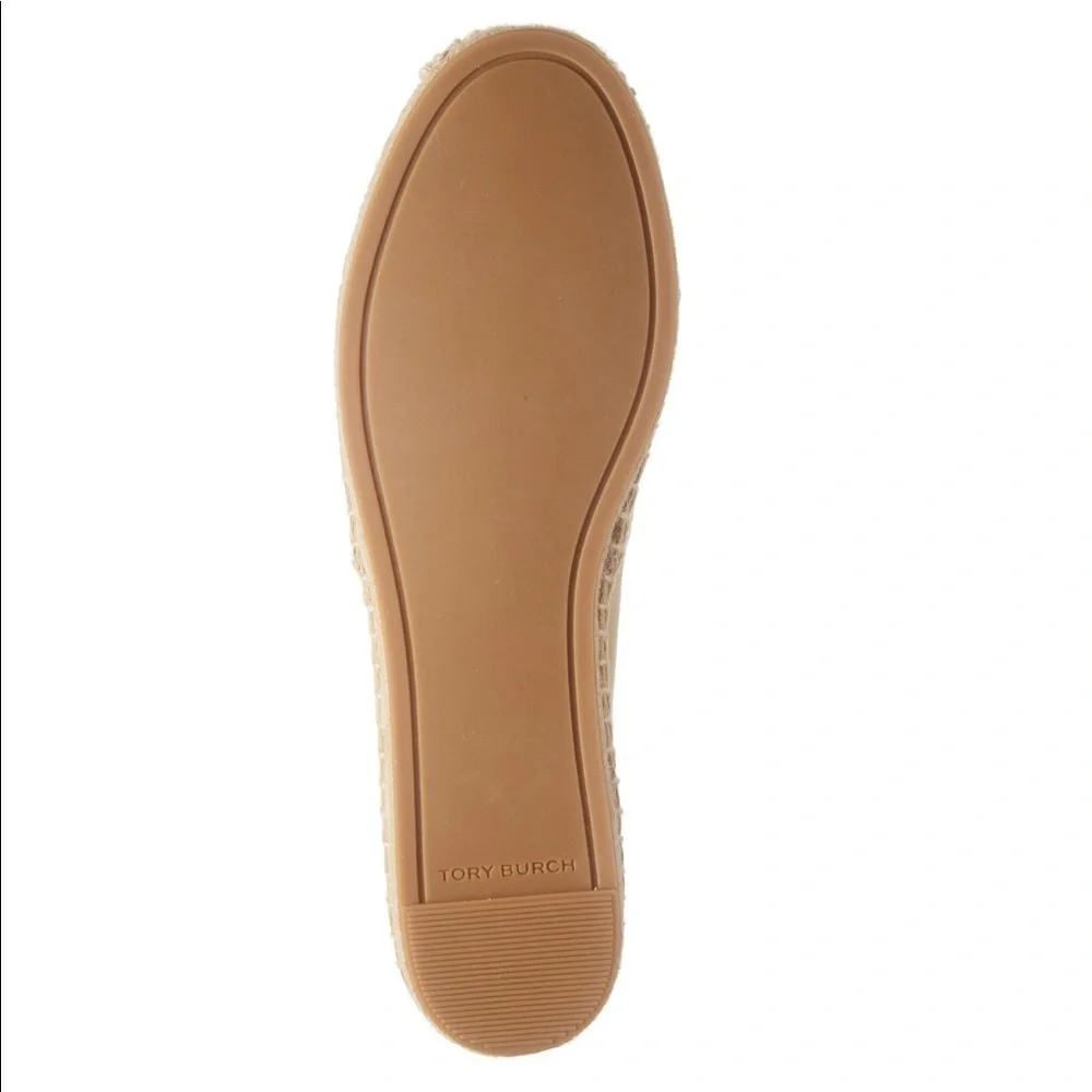NEW Tory Burch  gold yellow croc embossed Espadrilles Size: 9.5